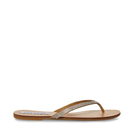 Silver Steve Madden Image-r Women's Flip Flops | PH 8975VCS